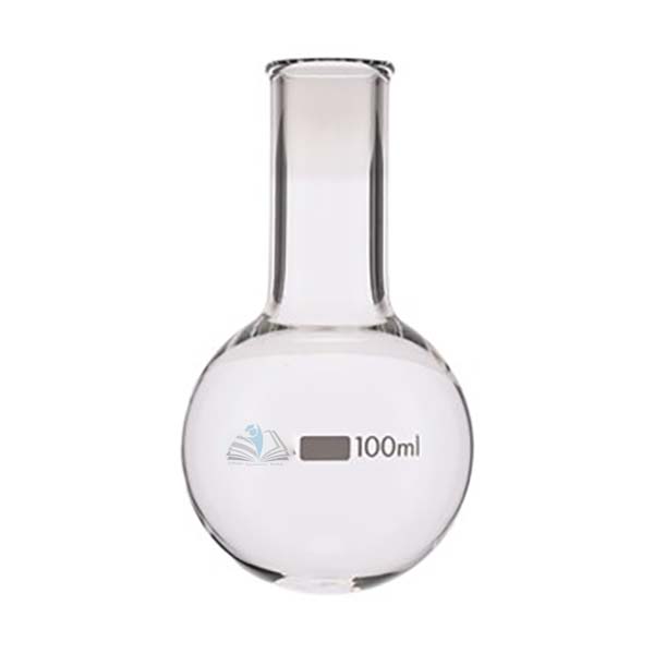 Glass Round Bottom, Narrow Neck Flask 100ml